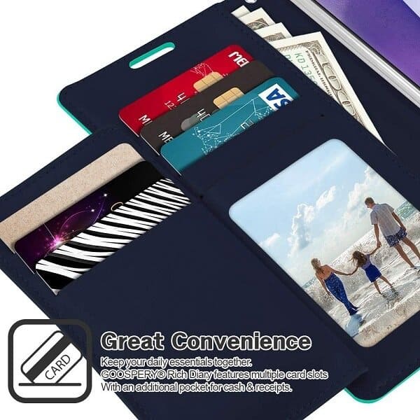 Goospery For Samsung Galaxy Note 20 | Note 20 Ultra Rich Diary Wallet Flip Case Leather Card Slots Magnetic Cover Goospery For Samsung Galaxy Note 20 | Note 20 Ultra Rich Diary Wallet Flip Case Leather Card Slots Magnetic Cover